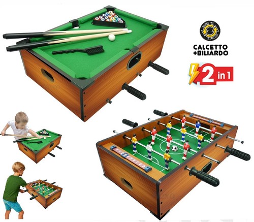 Calcio balilla con biliardo - calcio,